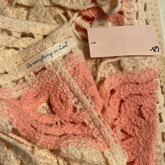 Boho Crochet Lace Kimono |Open Front Duster | Festival Layer - Picture 4 of 5